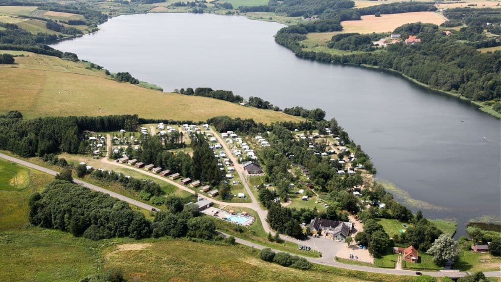 Fårup Sø Camping - aerial photo