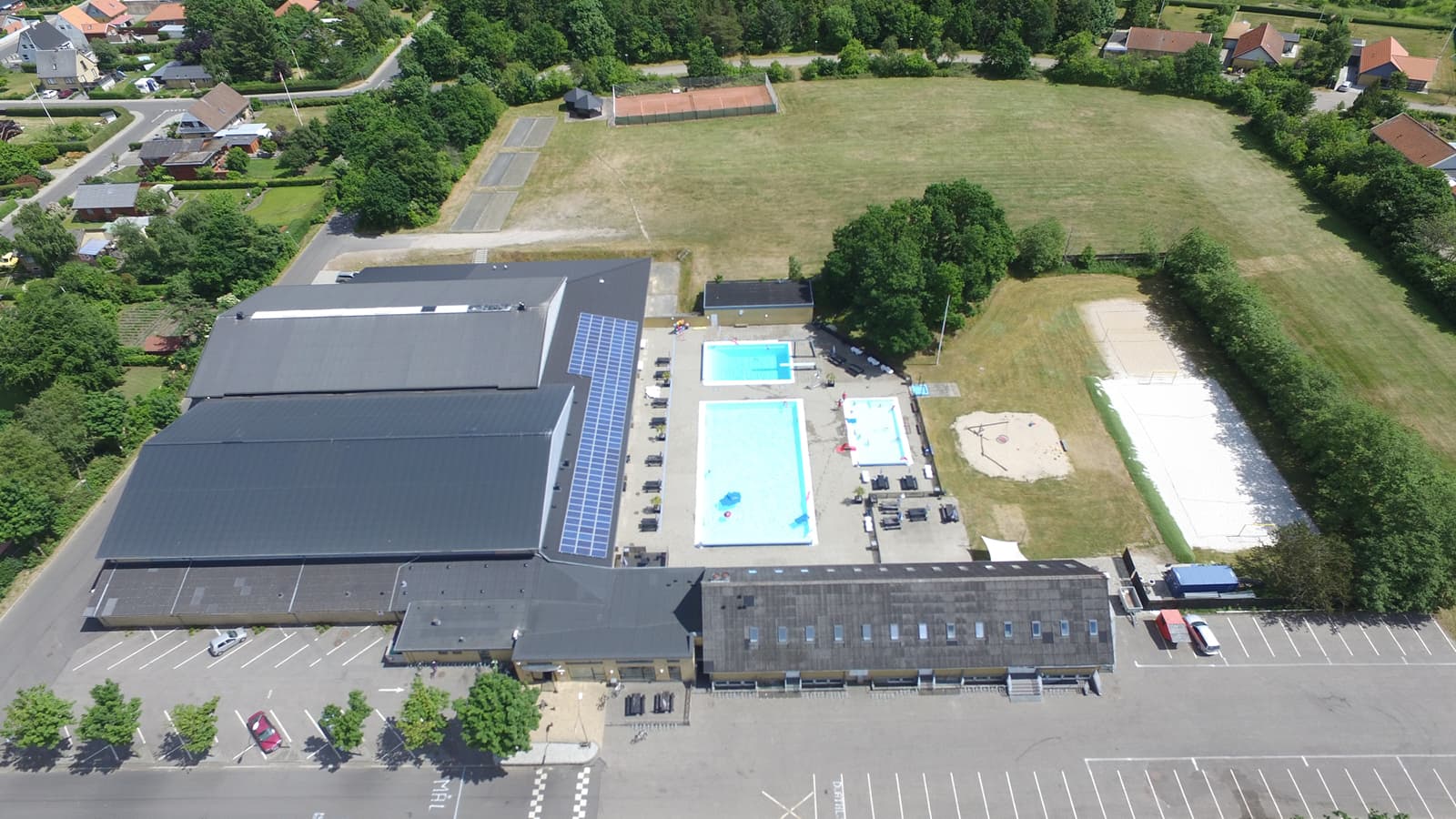 Aalestrup Sports center and open-air swimming pool 