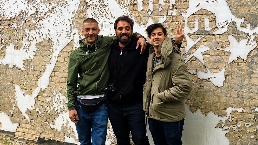 Street art "Out in the Open" - Vhils - Christiansgade 1A