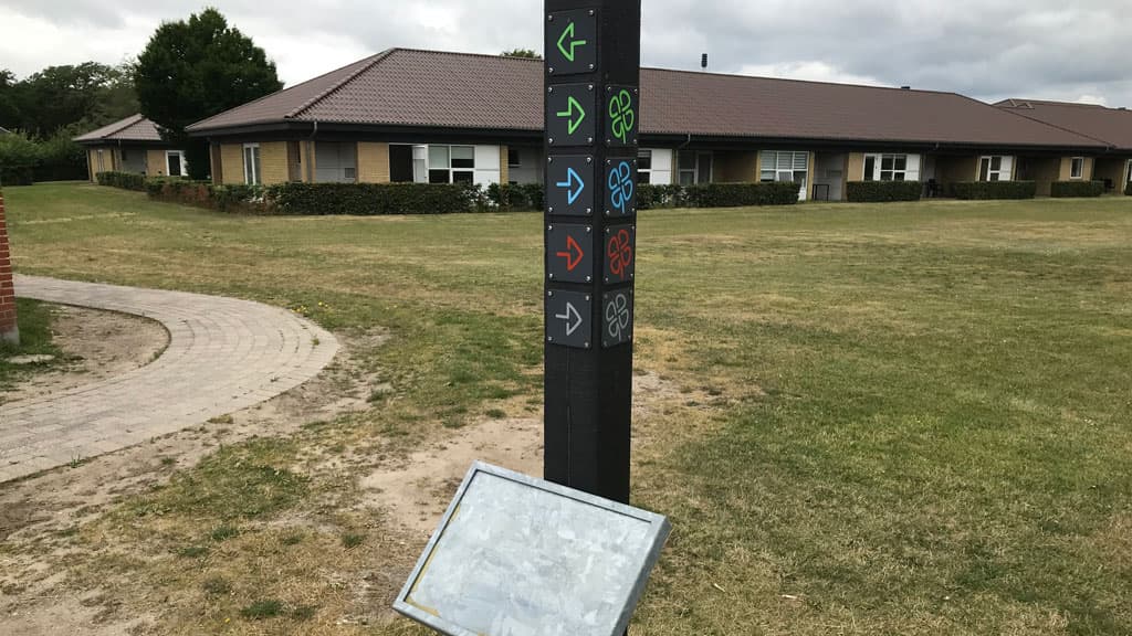 The clover paths in Engesvang vicinity