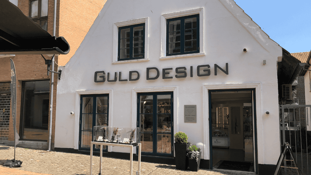 Die Facade vor Guld Design in Aabenraa